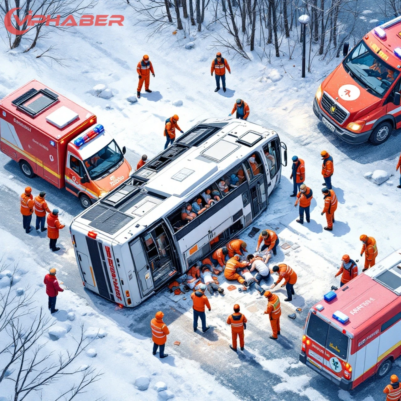 Bolu'da Minibüs Kaza Yaptı: 22 İşçi Yaralandı, Olay Yerine İtfaiye ve Ambulans Ekipleri Sevk Edildi!