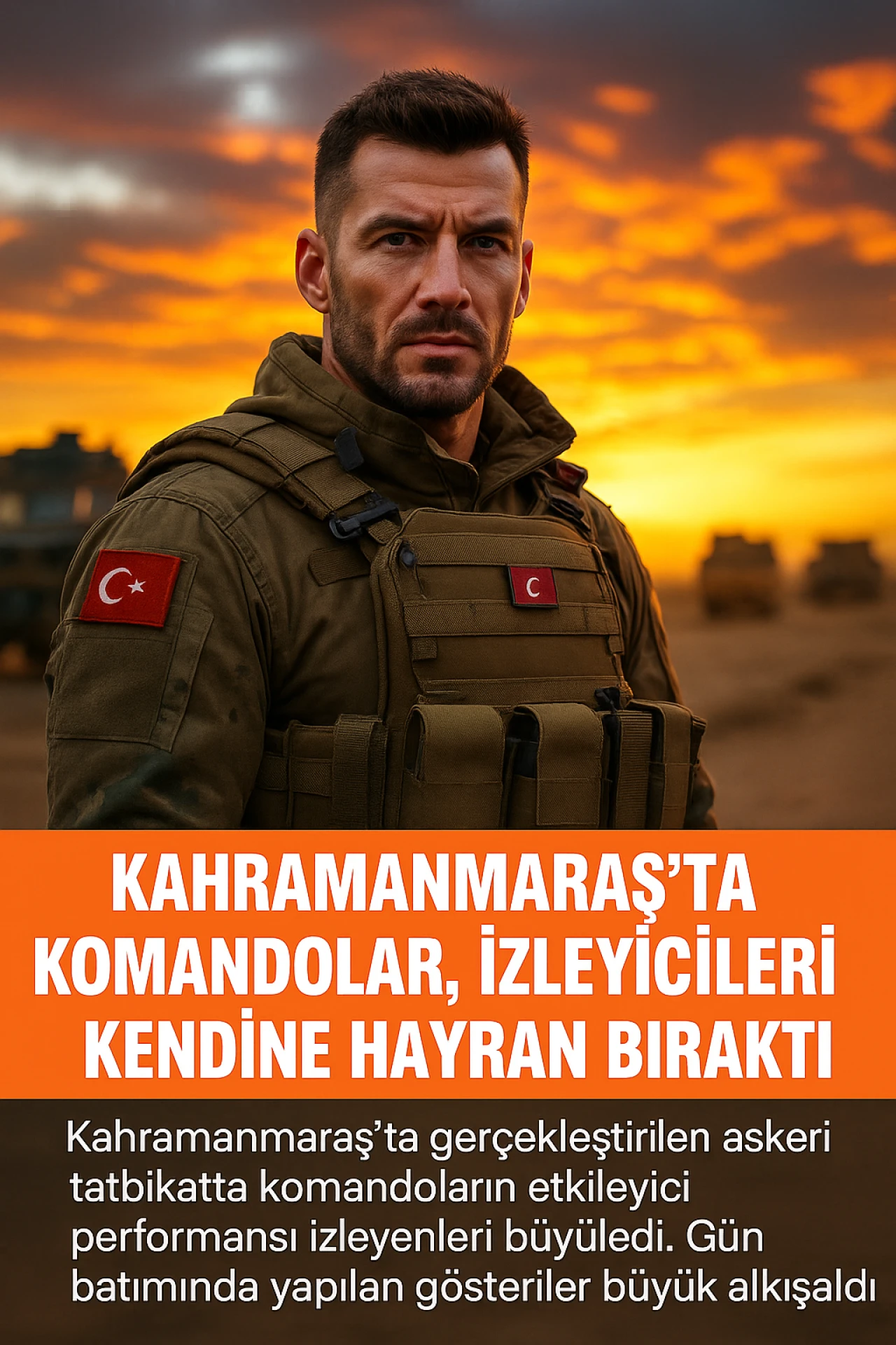 Kahramanmaraş'ta Komandolar, İzleyicileri Kendine Hayran Bıraktı