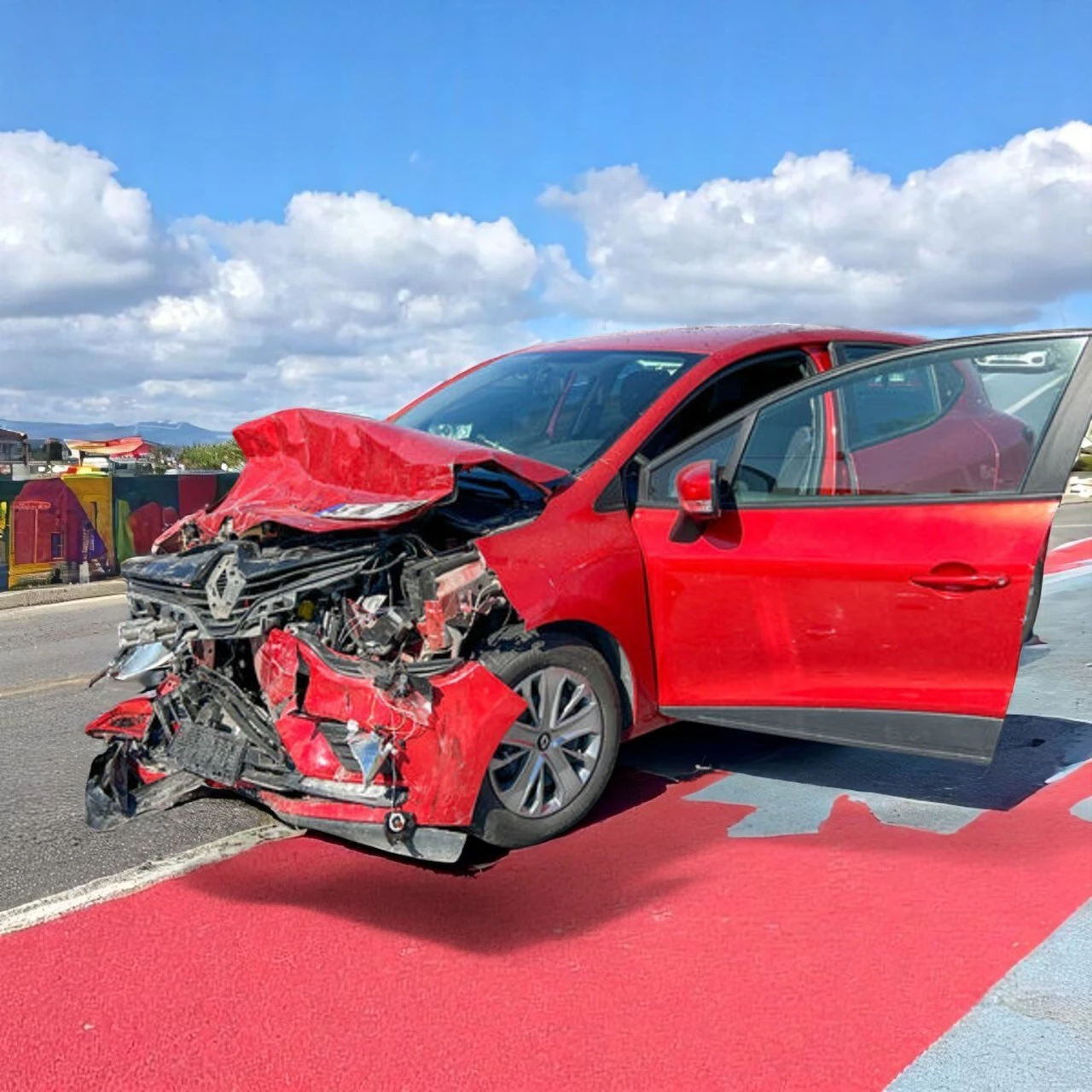 Uşak'ta meydana gelen zincirleme trafik kazasında 7 kişi yaralandı.