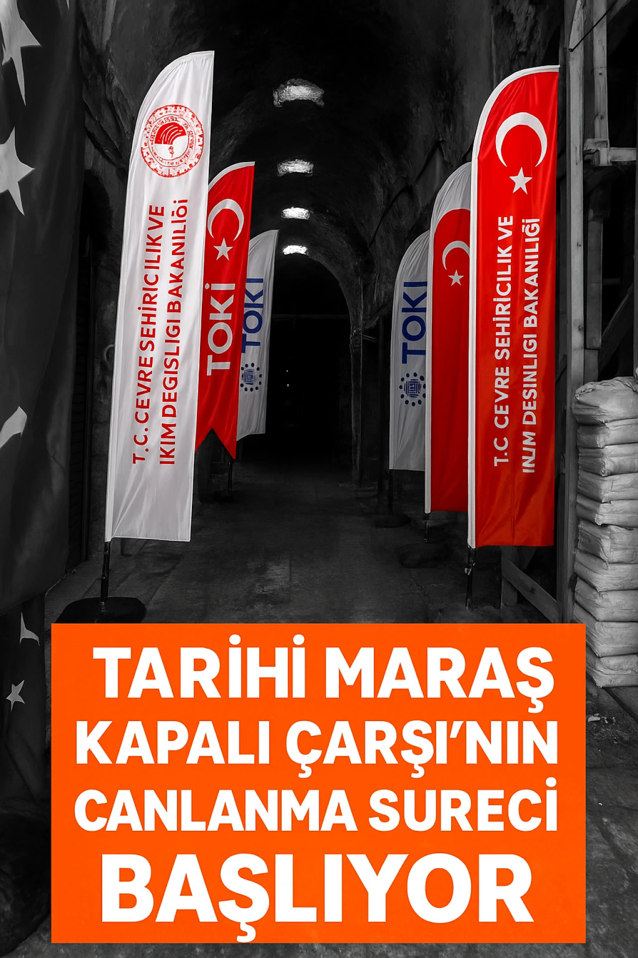 Tarihi Maraş Kapalı Çarşı'nın Canlanma Süreci Başlıyor