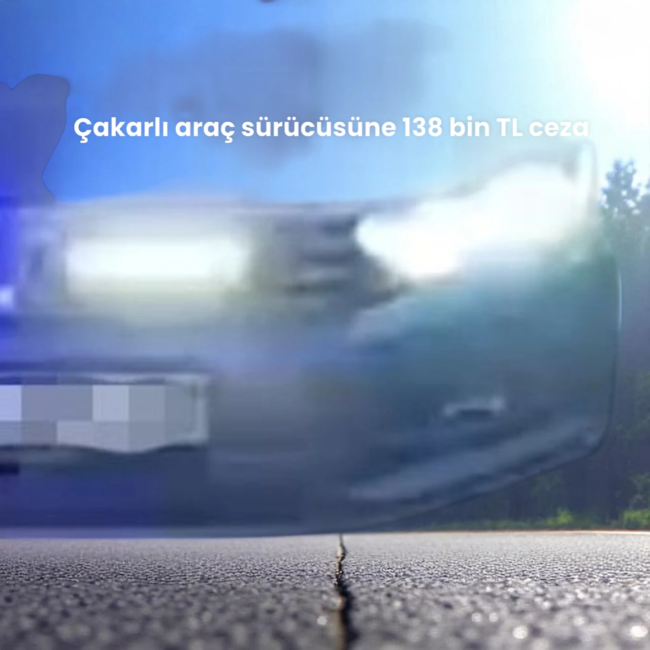 Aydın'da "çakarlı" araç kullanan sürücüye 138 bin 172 lira ceza kesildi.