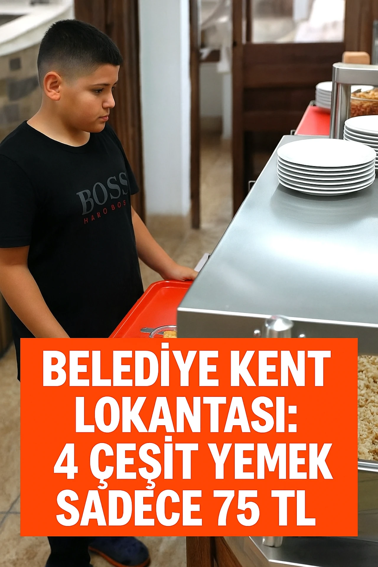 Belediye Kent Lokantası: 4 Çeşit Yemek Sadece 75 TL
