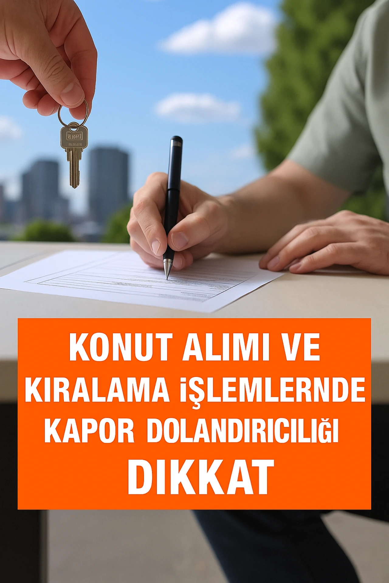 Ev Alma ve Kiralama İşlemlerinde Kapora Dolandırıcılığına Karşı Tedbir Alınması Gerekiyor