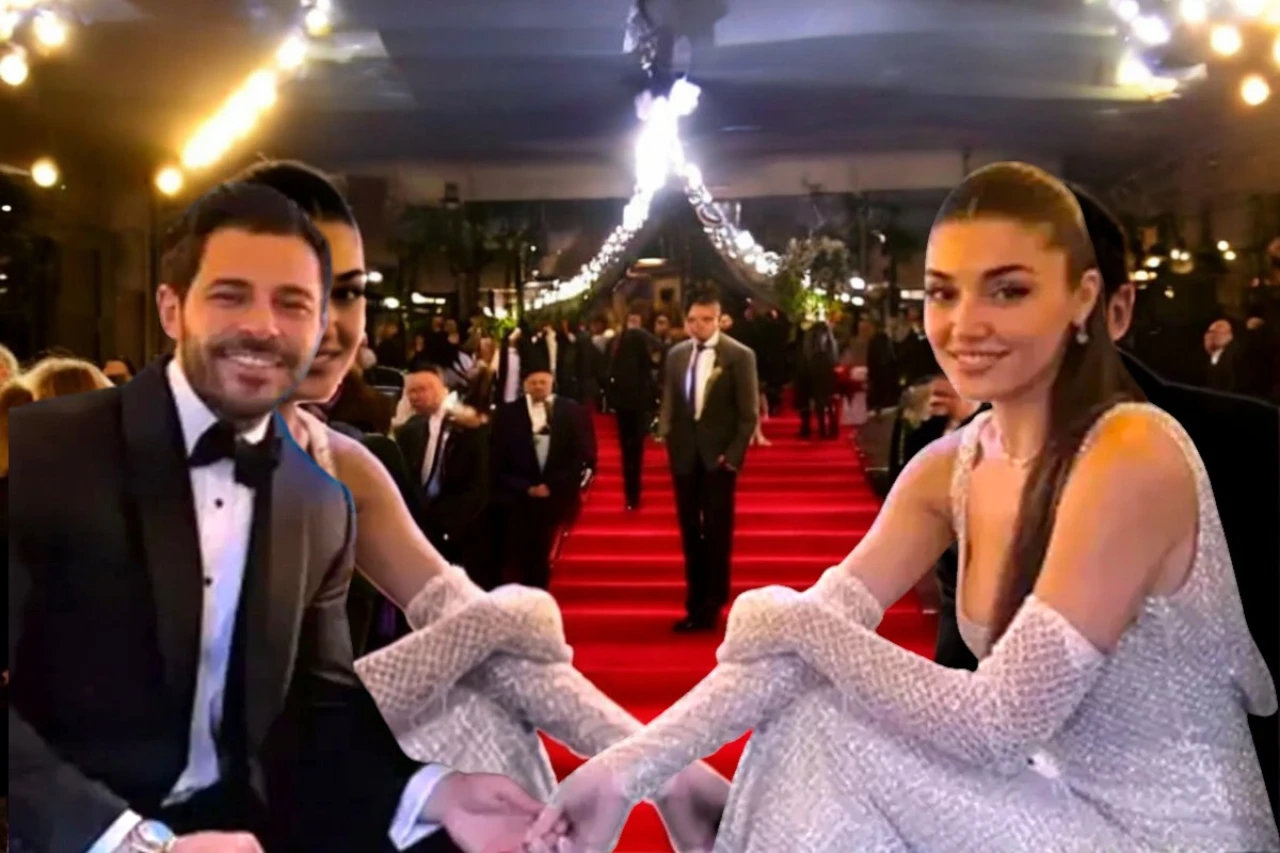 Ünlü oyuncu Hande Erçel ile iş adamı Hakan Sabancı'dan şaşırtıcı kare!