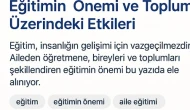 Eğitim Nedir? Eğitimin Önemi ve Toplum Üzerindeki Etkileri