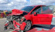 Uşak'ta meydana gelen zincirleme trafik kazasında 7 kişi yaralandı.