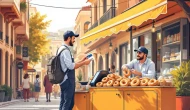 Sokak simitçisi modernleşiyor: Artık kartla ödeme kabul ediyor!