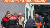 Bıçakla Saldıran Şüpheli, Polis Tarafından Ayağından Vurularak Yakalandı