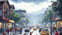 Kahramanmaraş'ta beklenmedik şekilde başlayan sağanak yağmur hayatı olumsuz etkiledi.
