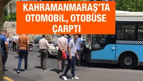 Kahramanmaraş Haber: Otomobil Halk Otobüsüne Çarptı, 9 Yaralı