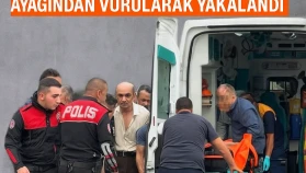 Bıçakla Saldıran Şüpheli, Polis Tarafından Ayağından Vurularak Yakalandı