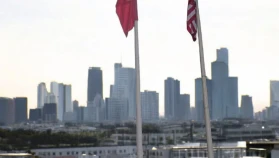New York sokaklarına Türk bayrağı dalgalanmaya başladı