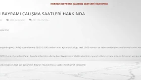 Kahramanmaraş Eczacı Odası: Kurban Bayramı Arefe Günü Açık Eczaneler ve Nöbetçi Eczaneler