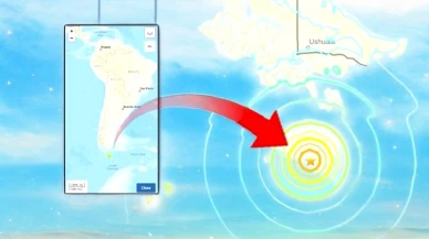 Arjantin'de yaşanan 7.1 ve 7.4 büyüklüğündeki deprem sarsıntısıyla paniğe kapıldı!