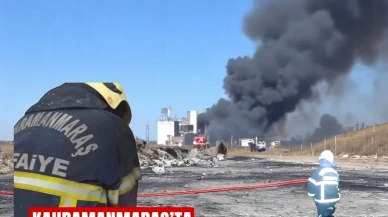 Kahramanmaraş'ta Bir Fabrikada Klima Kanalında Çıkan Yangın Paniğe Neden Oldu!