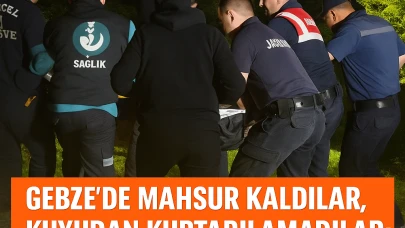 Gebze'de mahsur kaldılar, kuyudan kurtarılamadılar: 2 kişi hayatını kaybetti