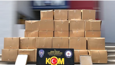 Adana'da Kaçak Sigara Operasyonu: Piyasa Değeri 40 Milyon TL Olan Kaçak Sigaralar Ele Geçirildi