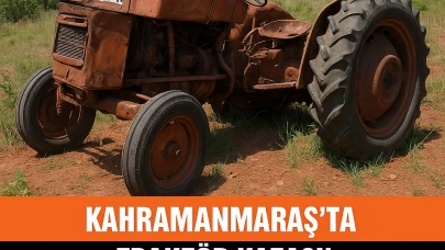 Kahramanmaraş'ta Meydana Gelen Traktör Kazası Sonucu 3 Kişi Yaralandı!