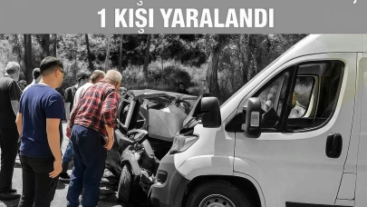 Minibüs ile otomobil kaza yaptı: 2 kişi hayatını kaybetti, 1 kişi yaralandı