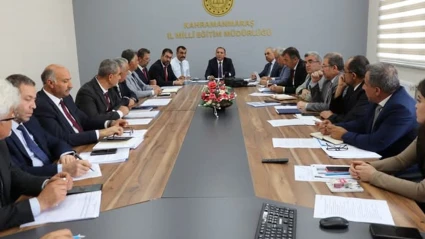 Kahramanmaraş'ta Milli Eğitim Müdürlüğü tarafından düzenlenen Eğitim Değerlendirme Toplantısı büyük ilgi gördü