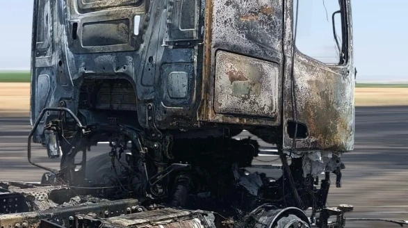 Kahramanmaraş'ta Korkunç Yangın: Tırın Yükü Alev Topuna Dönüştü!