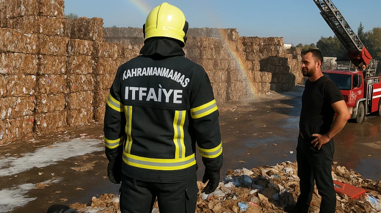 Kahramanmaraş'ta Bulunan Kağıt Fabrikasındaki Yangın Hızlı Müdahale Sonucu Söndürüldü - Güncel Kahramanmaraş Gelişmeleri
