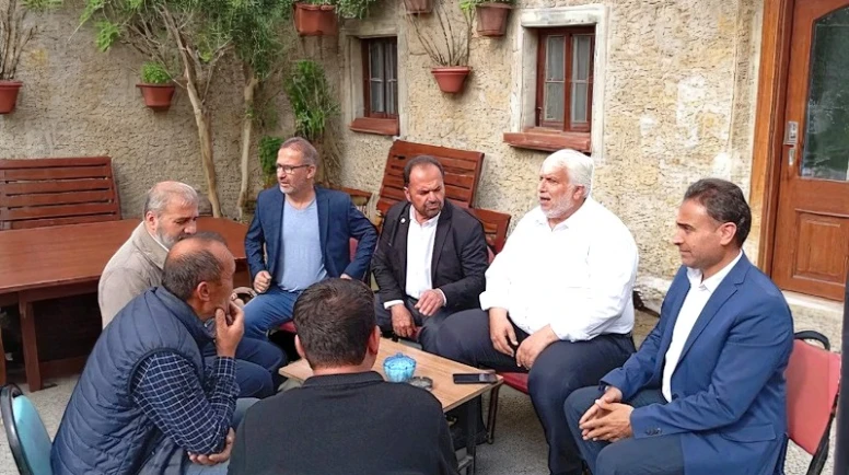 HÜDA PAR Kahramanmaraş İl Başkanlığı, esnaf ve köy ziyaretlerini sürdürüyor.