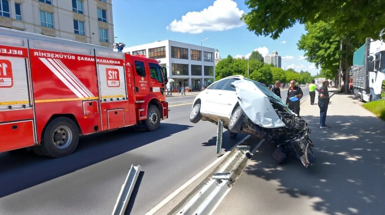 Kahramanmaraş'ta Yolda Yürüyen Yaya, Otomobilin Çarpması Sonucu Hayatını Kaybetti